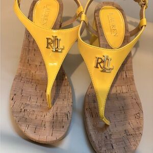 Ralph Lauren Yellow Sandals